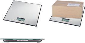 Maulblobal package scale. 25 kg. Color black weighing flock with stainless steel support. LCD display. A buttons- (17125-90)