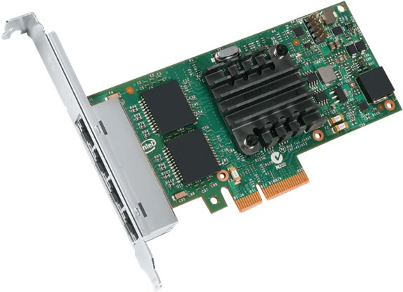 Fujitsu Plan CP Intel i350-T4 - network adapter - PCIe 2.1 x4 - gigabit Ethernet x 4 (S26361-F4610-L524)