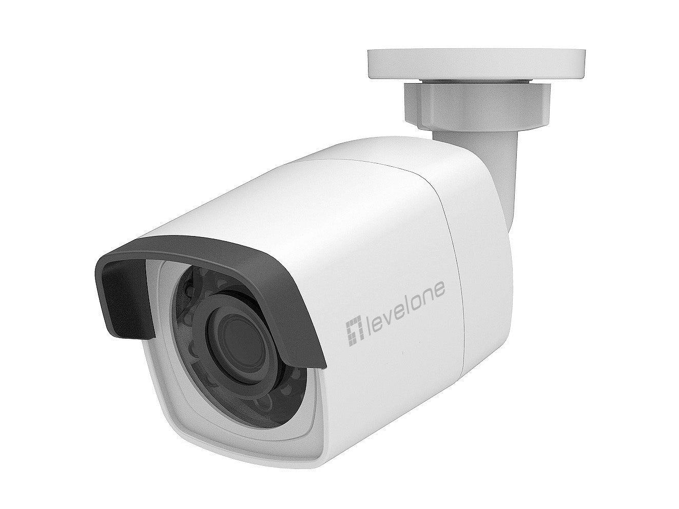 Levelone Gemini fixed IP network camera - 4 megapixel - IR-LEDS - 8023AF POE - inside    AU�en (FCS-5202)