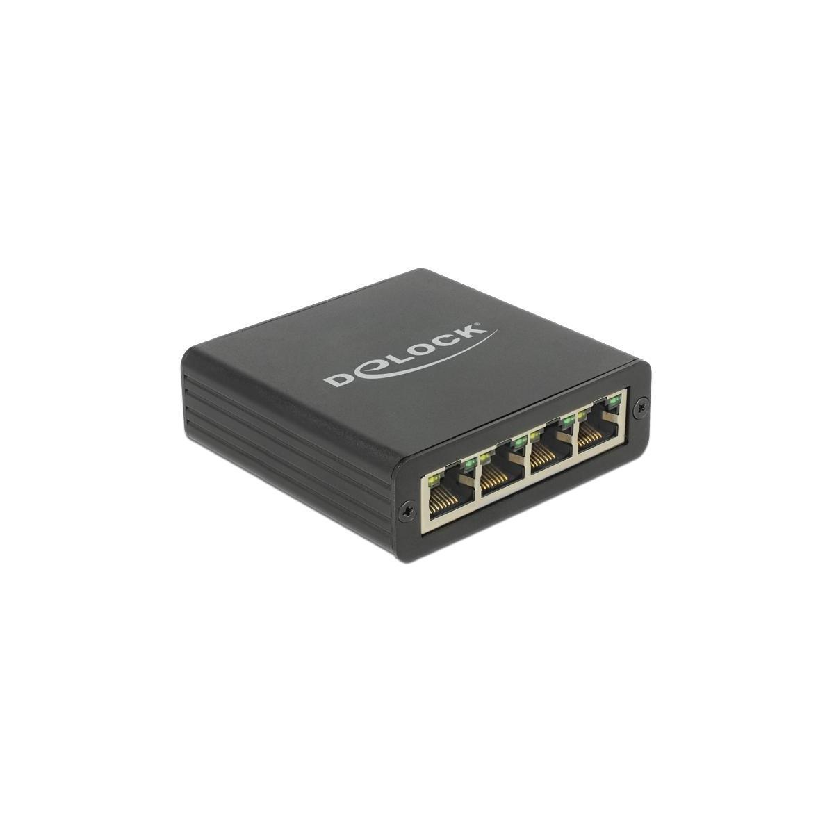 Delock adapter USB 30    4 X Gigabit LAN - Network adapter - USB 30 - Gigabit Ethernet X 4