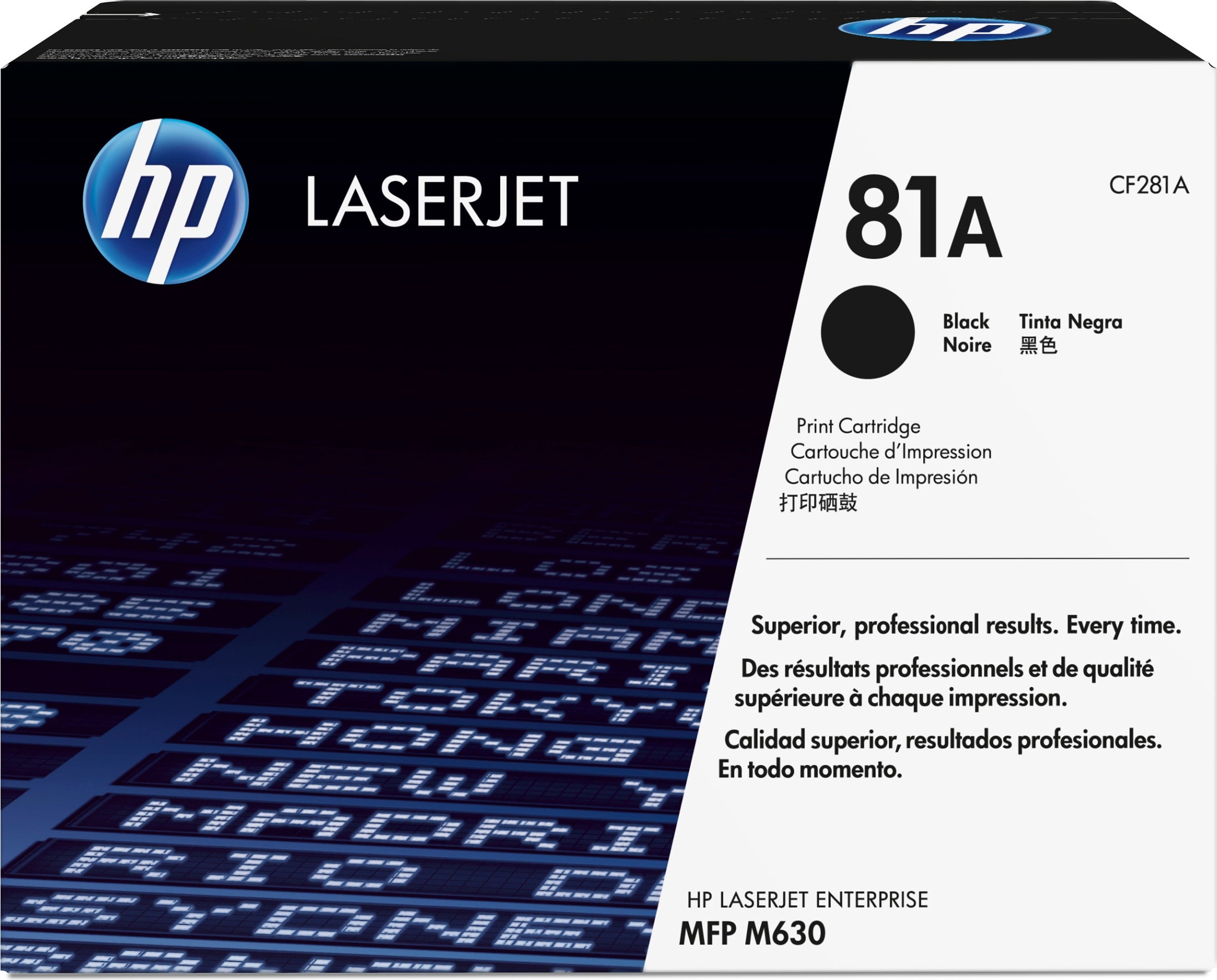 HP Toner CF281A (81a) - black - capacity 10500 pages (CF281A)
