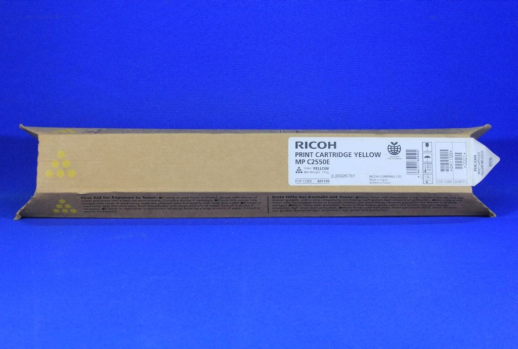 841199 Ricoh MPC2030 Toner YEL 5500Pages Type C2550 (841199)