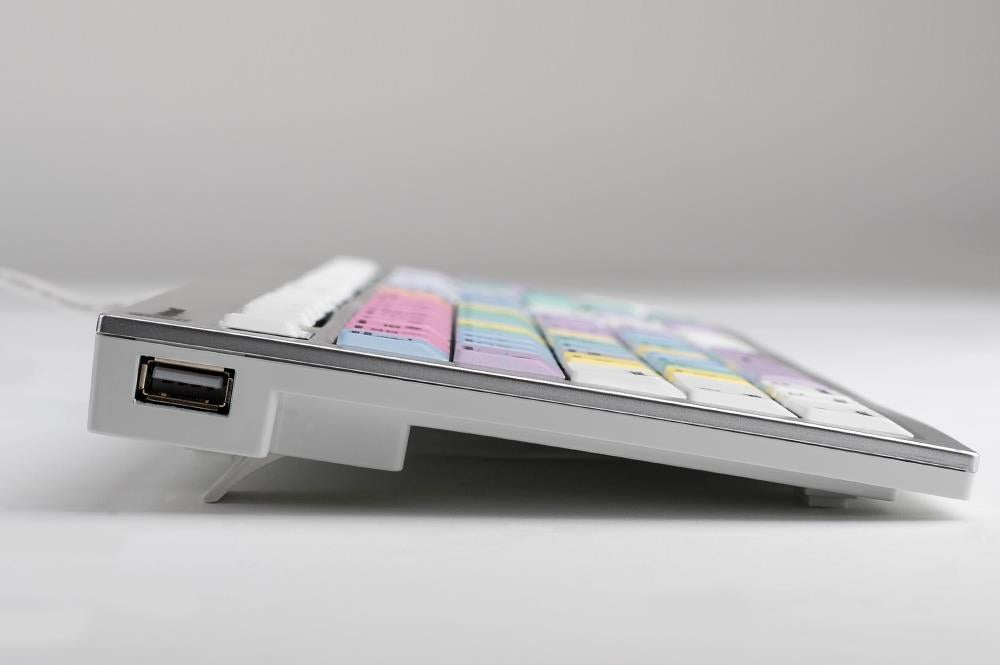 Logickeyboard LKB-FCPX10-CWMU-AK USB Qwerty UK English multicolors keyboard (LKB-FCPX10-CWMU-AK)