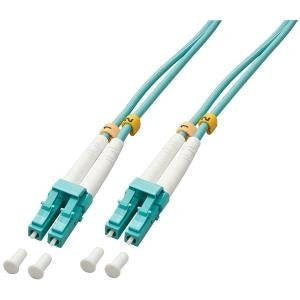 Lindy - patch cable - LC multi-mode (m) - LC multi-mode (m) - 200.0m - glass fiber - 50125 micrometer - OM3 - halogen-free (46406)