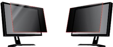 3M eye protection filter for 50.80cm (20) BREATFION-Monitor - Blick protection filter for screens - 508 cm (20) - black