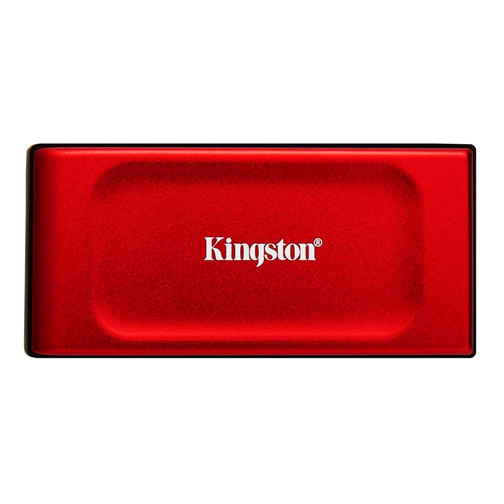 Kingston XS1000 - SSD - 2 TB - external (portable) - USB 32 gen 2 (USB-C plug connector) - red (SXS1000R2000G))