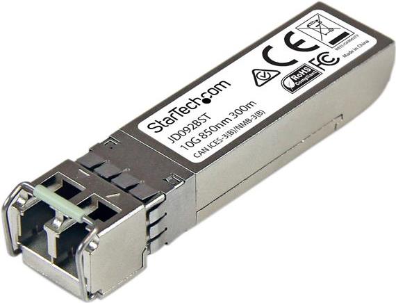 Startechcom 10 gigabit fiber SFP    transceiver modules - JD092B compatible - mm LC DDM - SFP -Transceiver module (corresponds to HP JD092B) - Ethernet.
