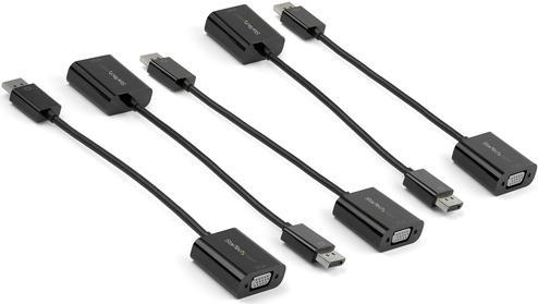Startechcom DisplayPort to VGA adapter - 1920x1200 - 5 pack - video box concert - DisplayPort    VGA - DisplayPort (m) to HD-15 (VGA) (W) -