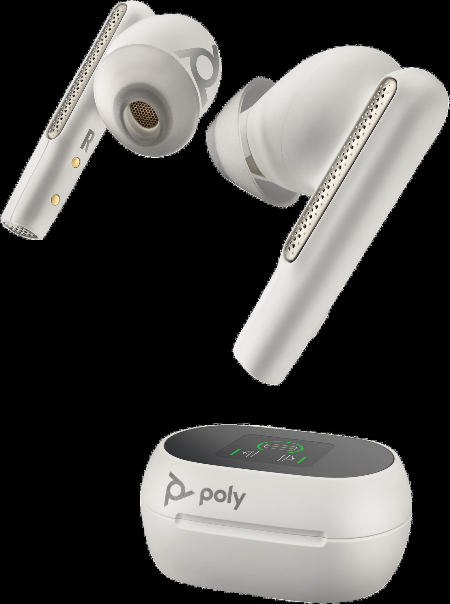 HP Poly Voyager Free 6060    Microsoft Teams Certified White Earbuds (2 Pieces) (8L5B0AA)