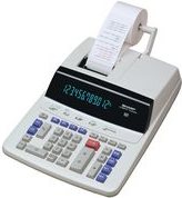 Sharp CS-2635RH printing calculator - desktop - printer - black - silver - kg - 250 x 345 87 mm (CS2635RHGYS))