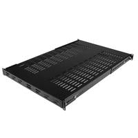 Startechcom Server Rack Shelf - 1U - Adjustable Mount Depth - Duty Rack - Shelf - Black - - 483 cm (19) - F�R PN