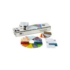 Zebra Premier - PVC card with 3-up roll-up locking label - 30 100 pccs (pack with 5) - for zebra p330i. P330M.