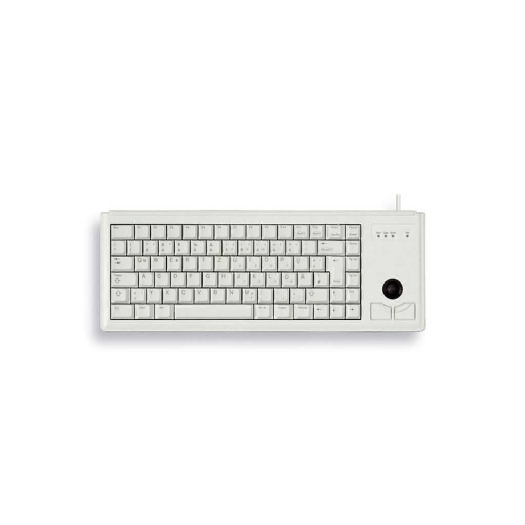 Cherry compact keyboard G84-4400 - keyboard - USB - English - light gray