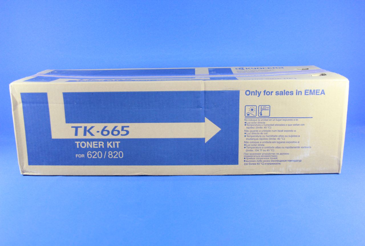 Kyocera TK 665 - black - toner replacement - for Taskalfa 620. 820