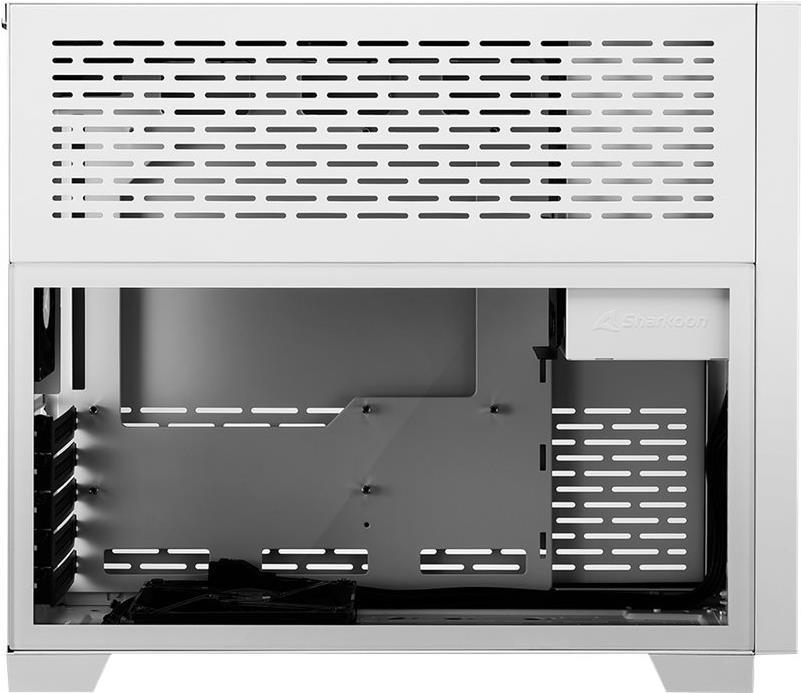 Sharkoon MS-Z1000 - MicroATX - side part with window (HATESTETES GLAS) - no voltage supply (ATX) - white - USBAUDIO (4044951035106)