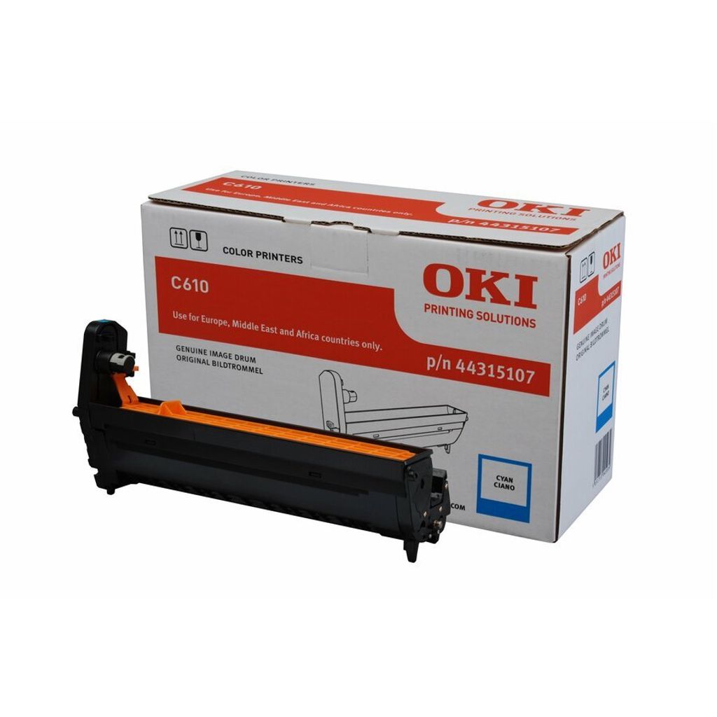 OKI - drum kit cyan - 20000 pages - for C610dn. 610dtn. 610n (44315107)