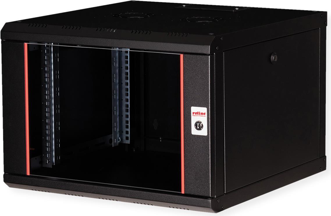 Roline 19 inches wall assuse 7 He 600x600 BXT Black - Wall Gehuse (26210171)
