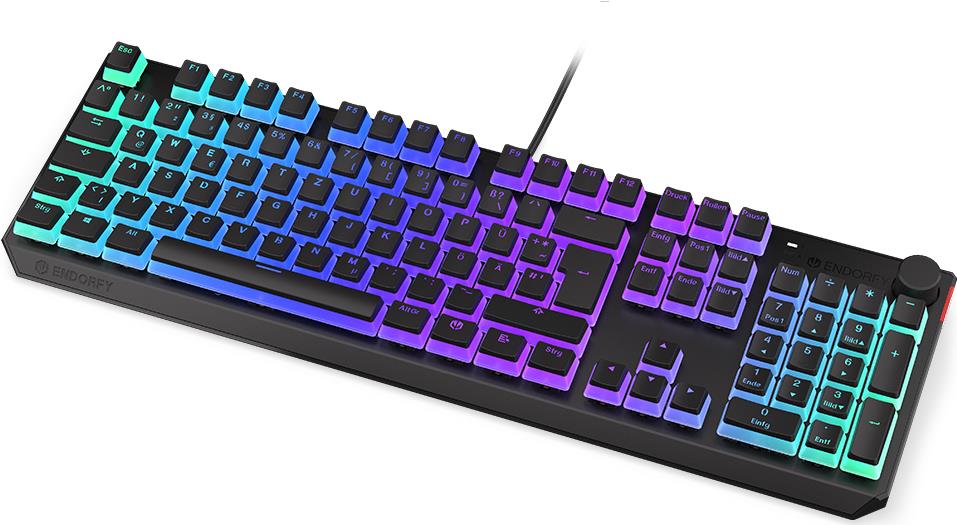 Endorfy Thock keyboard USB QWERTZ German Schwarz (EY5D024)