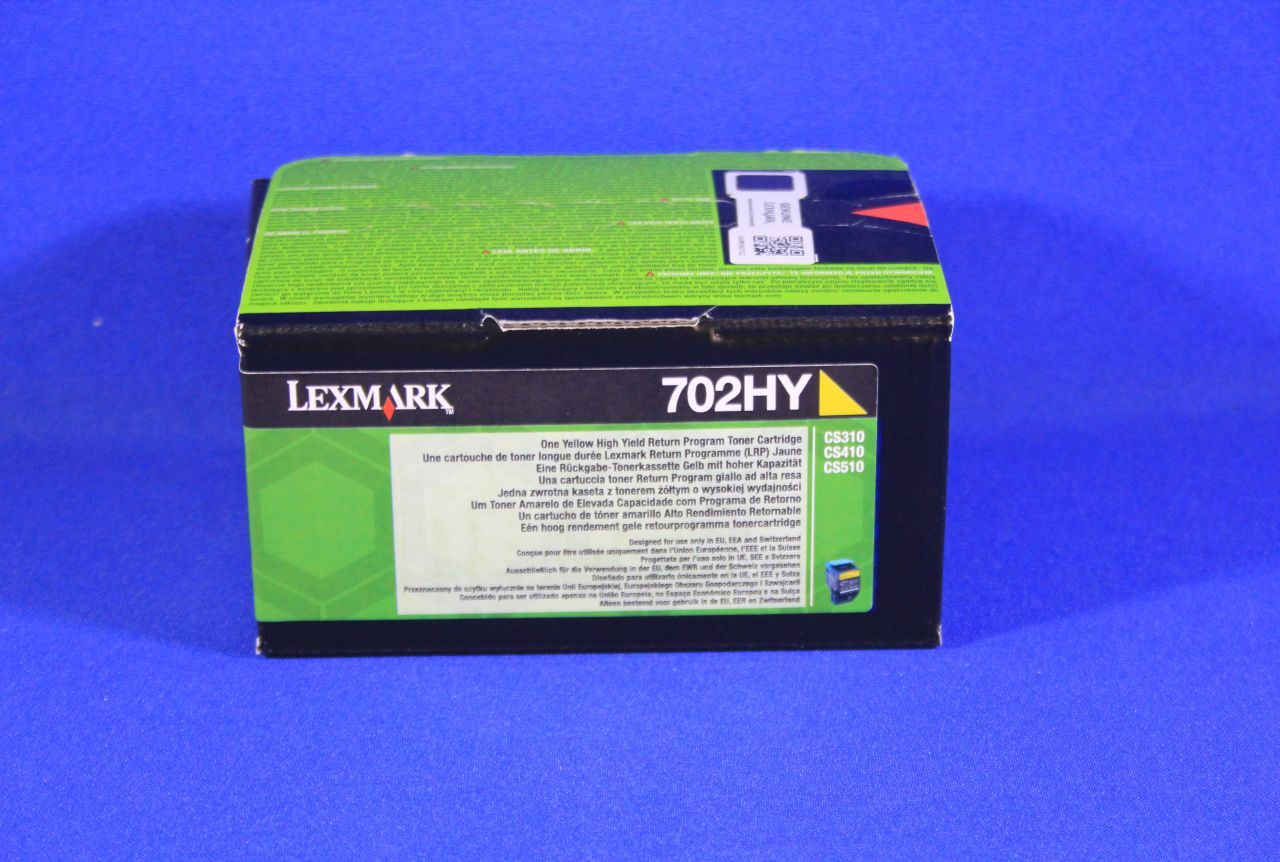 LEXMARK TONER 702HY - YELLOW - CAPACET 3000 Pages (70c2hy0)
