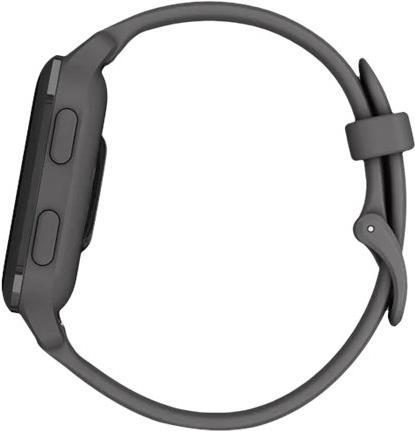 GARMIN VENU SQ 2 - 40 mm - dark gray - intelligent o'clock with volume - silicone - shadow gray - wrist gray 125-190 mm - display 3.59