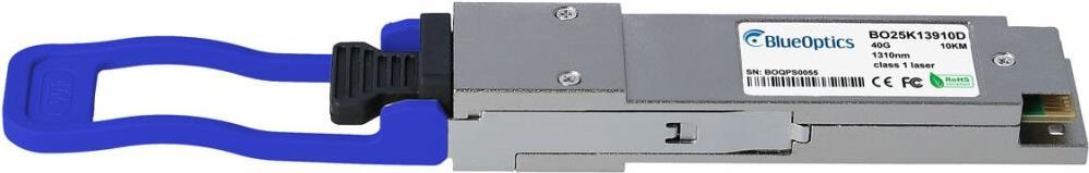 Compatible Juniper JNP-QSFP-4X10GE-LR Blueoptics Bo25k13910d QSFP Transceiver. MPOMTP. 40GBase-Plr4. Singlemode fiber. 10km.