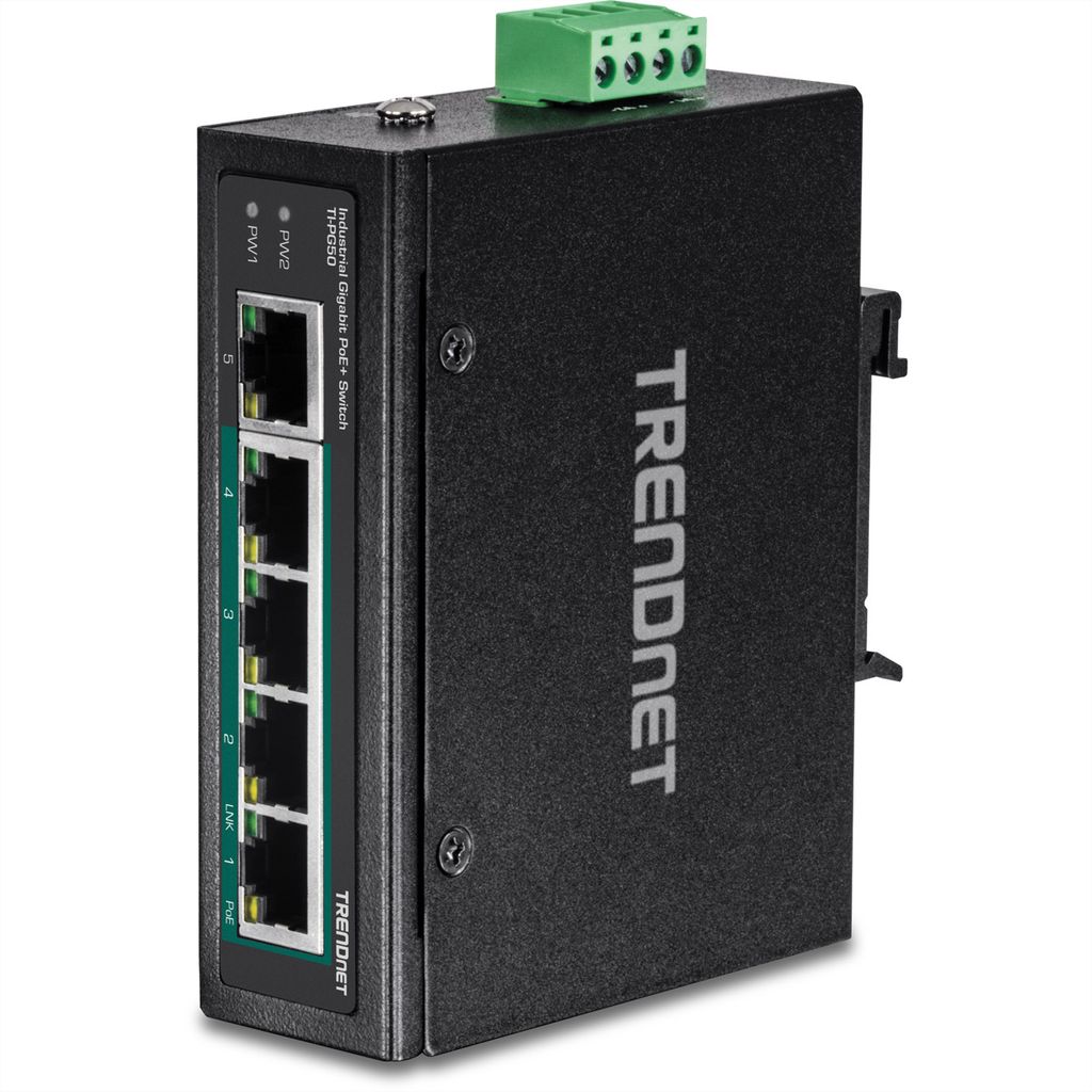 Trendnet Ti-PG50 Network Switch Managed Gigabit Ethernet (101001000) Schwarz Power Over Ethernet (POE) (TI-PG50)