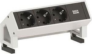 Bachmann Desk 2 - socket strip - input. Input GSt18i3 - output connection 3 - 20 cm - RAL 90101