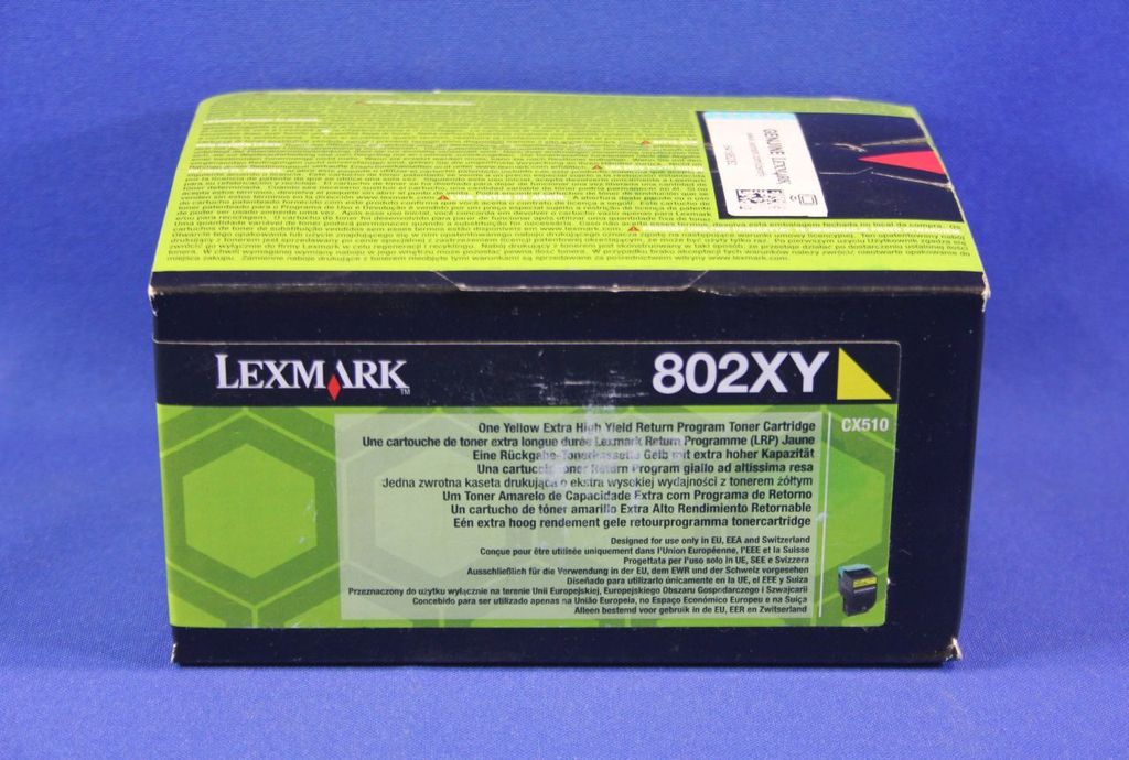 LEXMARK TONER 802XY - YELLOW - KAPACHITE 4000 Pages (80c2xy0)