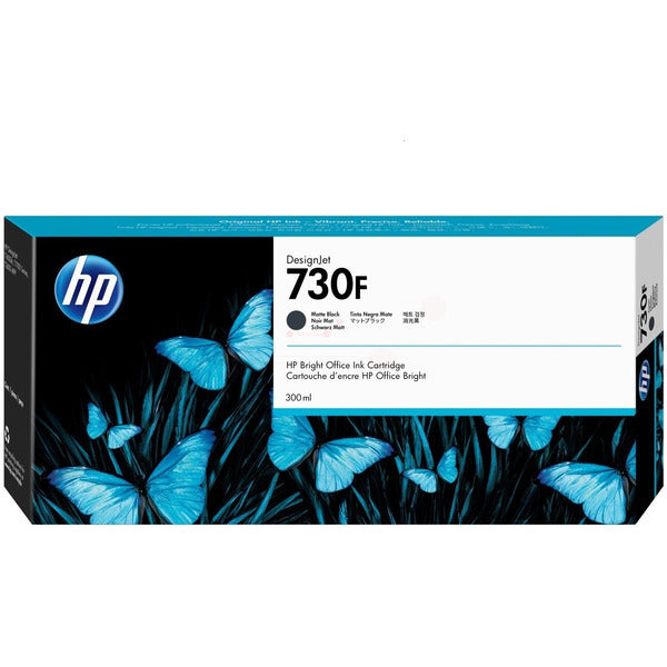 HP 730F - 300 ML - with high capacity - matt black - original - ink cartridge - for designjet T1700 postcript. T1700dr. T1700DR