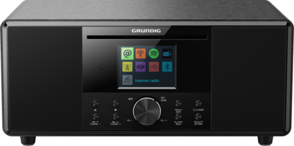 Grundig DTR 7000 - audio system - 32 watt (total) - black (GIR1070)