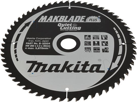 Makita makblade plus - circular blade - for wood - 260 mm - 60 teeth (B-32524)