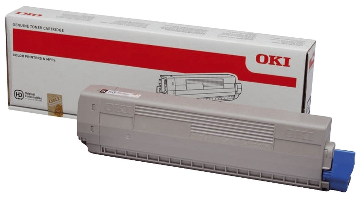 OKI - black - original - toner cartridge - for C822dn. 822n (44844616)
