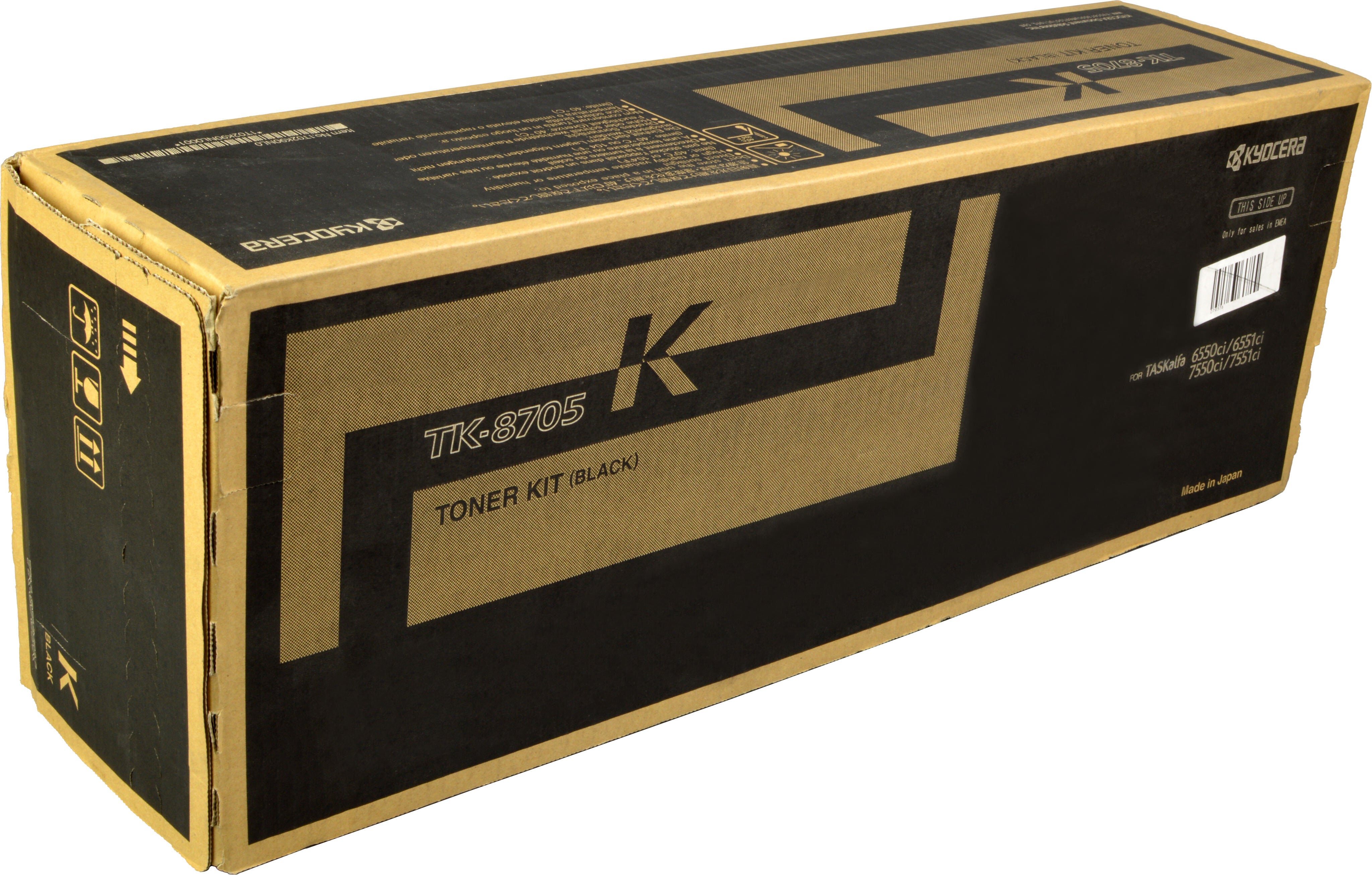 Kyocera TK 8705K - toner cartridge - 1 x black - 70000 pages (1T02K90NL0)