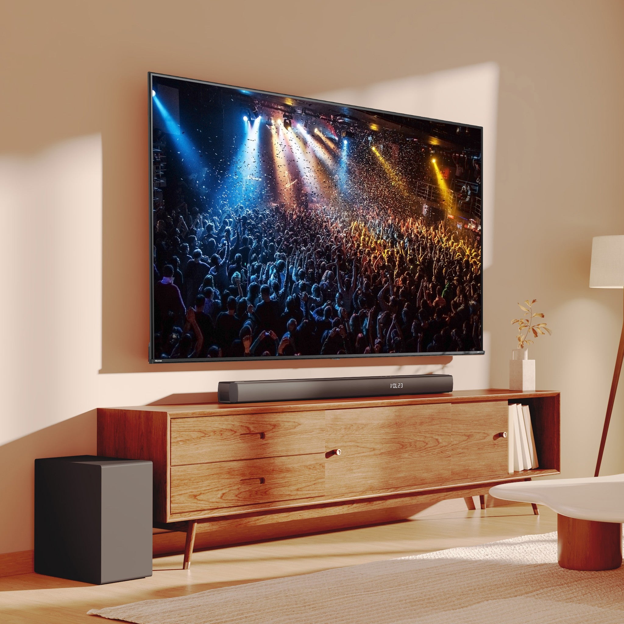 Hisense HS3100 - soundbar - (black. Bluetooth 53. HDMI (ARC). USB) (HS3100)