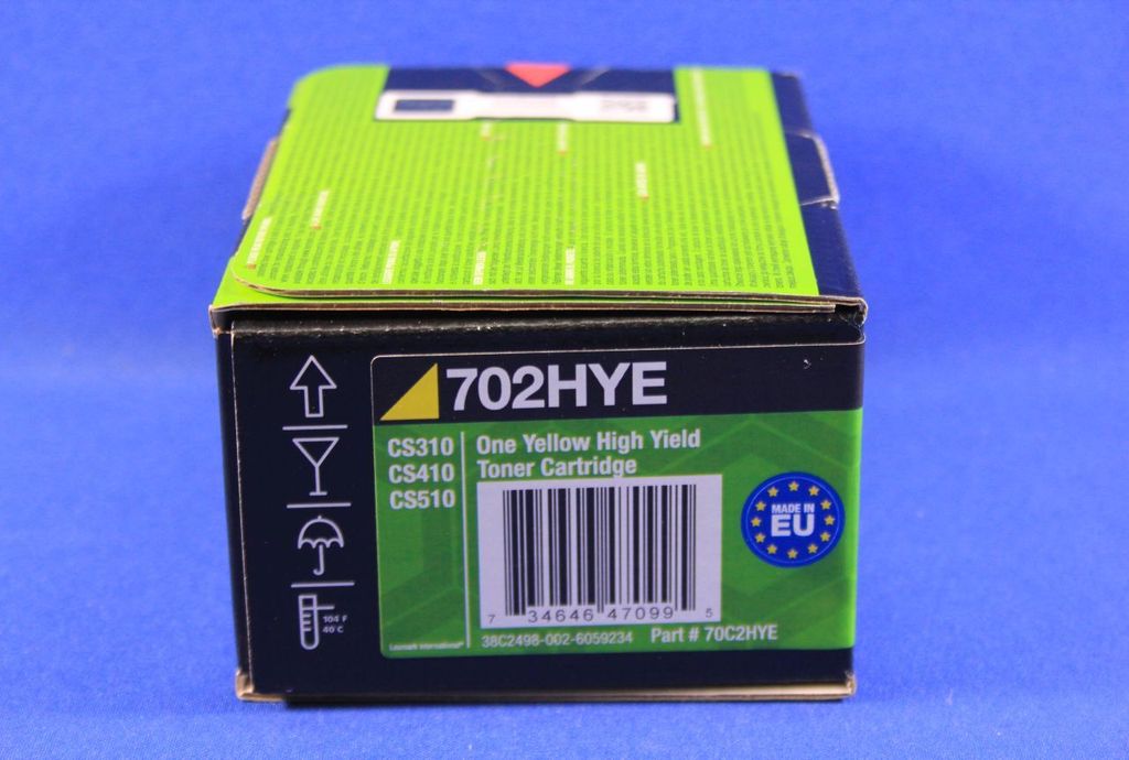 LEXMARK TONER 702HYE - YELLOW - KAPACHITE 3000 Pages (70c2hye)