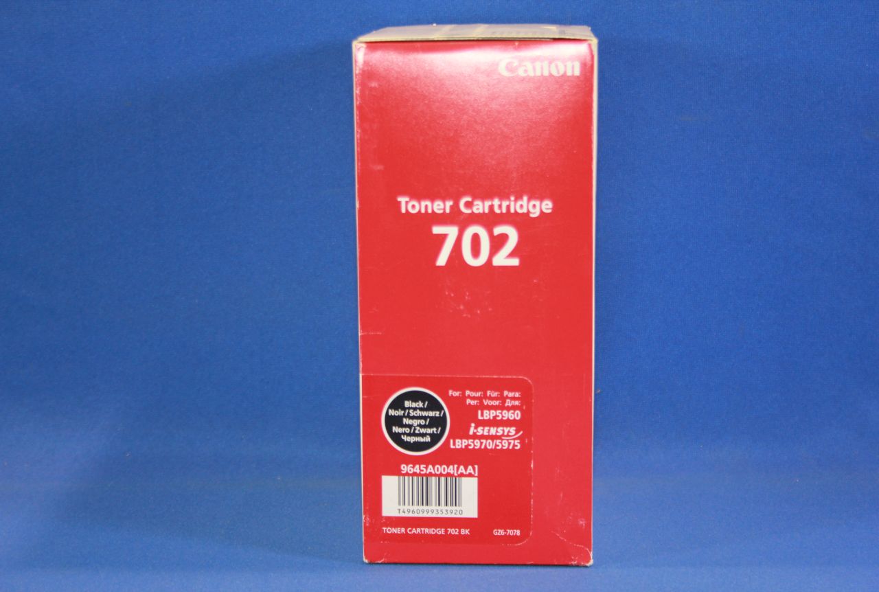 Canon 702 - black - original - toner cartridge - for LBP-5960