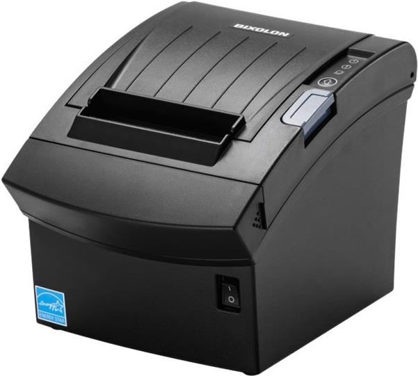 BIXOLON SRP-350V. Cutter. Usb. RS232. Black bonel printers. 7 7 pointemm (180dpi). Media width (max) 80mm. Pressure width (max) 72mm. Rollen diameter (