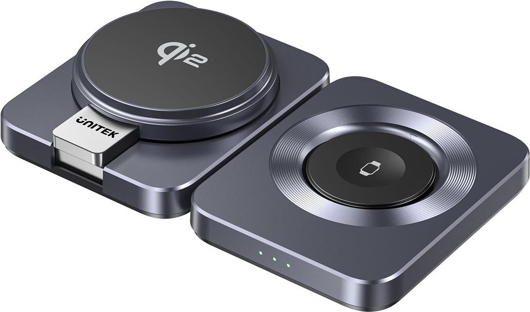Unitek P1300AGY01 FROM FOR Das Wireless charging from mobile-torn ear-torn. Handysmartphone. Smartwatch USB Type-C (P1300AGY01)