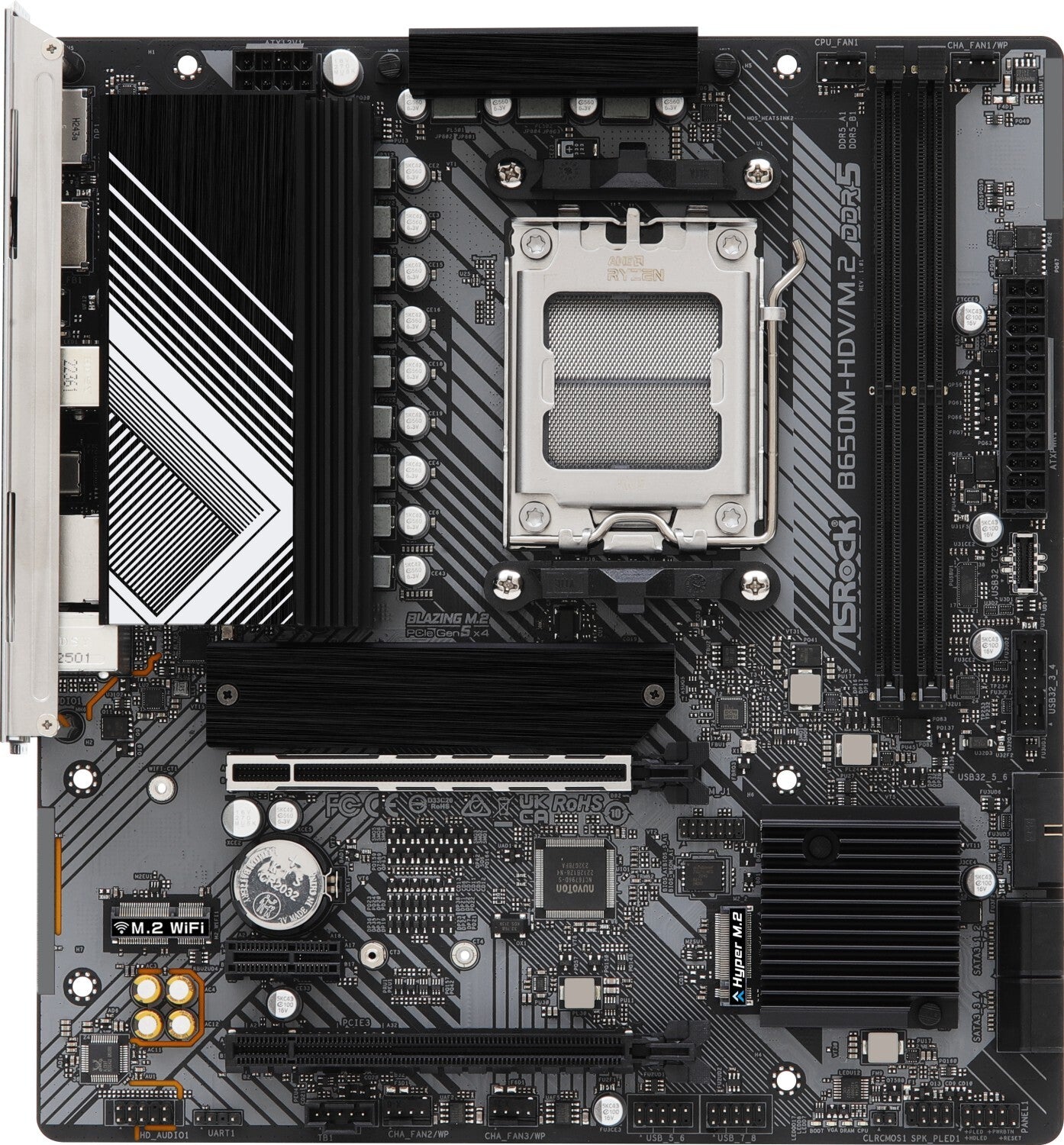 ASRock B650M HDVM2 AM5 Retail (90-MXBLA0-A0UAYZ)