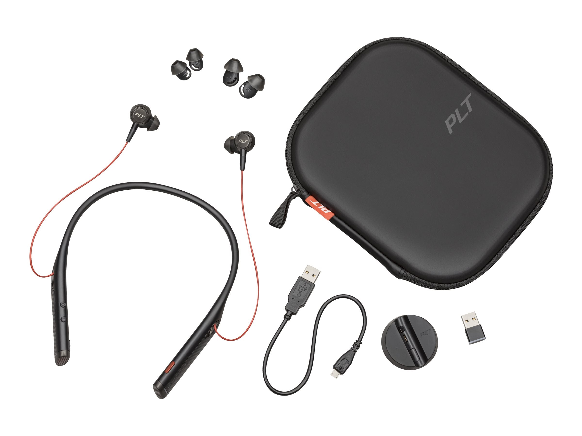 HP poly voyager 6200 - headset - ears - - ear attached - bluetooth - wireless. - wiring active noise underdress - USB-C -