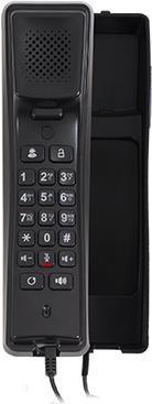 2N IP handset - t�rie interlender - wired - 10100 Ethernet - black