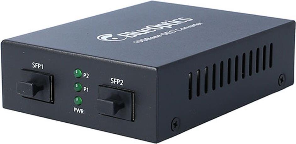 Blueoptics 10g Ethernet Media converter 2x SFP    network media converter 10000 MBITS 850 NM black (BLMC011-001)