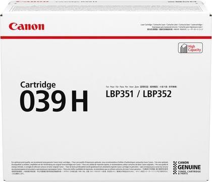 Canon 039 H - with high capacity - black - - toner cartridge - ImageClass LBP351x. LBP352dn. LBP352x. I-Sensys LBP351X.