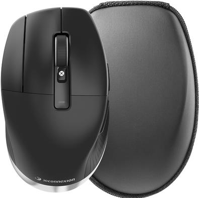 3DCONNEXION CADMOUSE PRO Wireless LEFT - Mouse - ergonomic - left-wing - 7 buttons - wireless - Bluetooth. 24 GHz. USB-C - Wireless