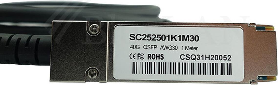 Blueoptics 40g-QSFP-C-0301 InfiniBand cable 3 M black (40g-QSFP-C-0301-BL)