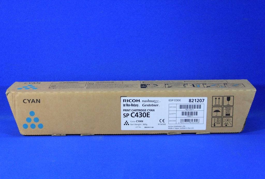 Ricoh Type SP C430C - Cyan - Original - toner cartridge - Follow SP C430. NRG SP C430. SP C431. Rex Rotary SP C430.