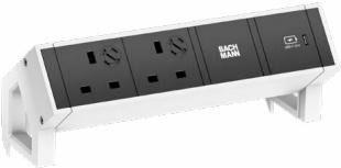 Bachmann Desk2 2xuk 1xusb A \\u0026 C 22W 0.2M (902944)