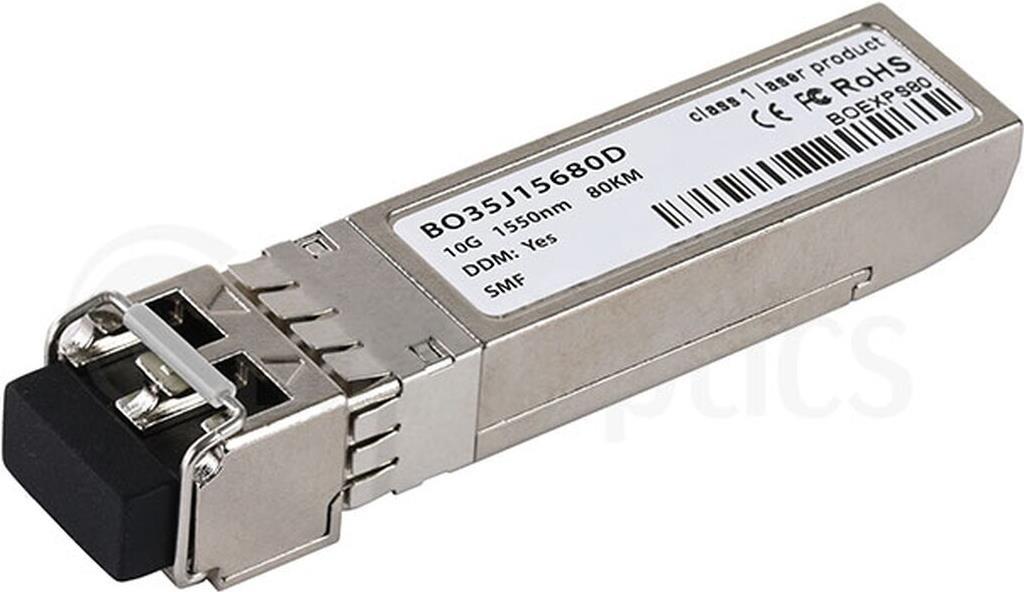 Compatible Extreme Networks 10G SFP-ZR Blueoptics SFP    Transceiver. LC Duplex. 10GBase-Zr. Singlemode Fiber. 1550nm. 80km. 0�C 70�