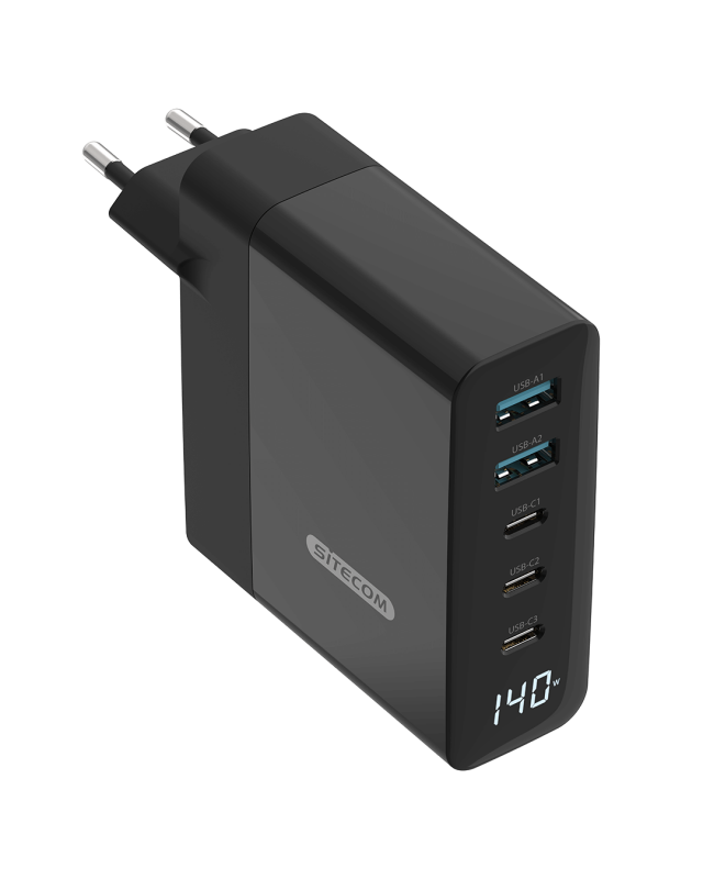 Sitecom CH-1003 charger for mobile-tied universal black AC inside (CH-1003)