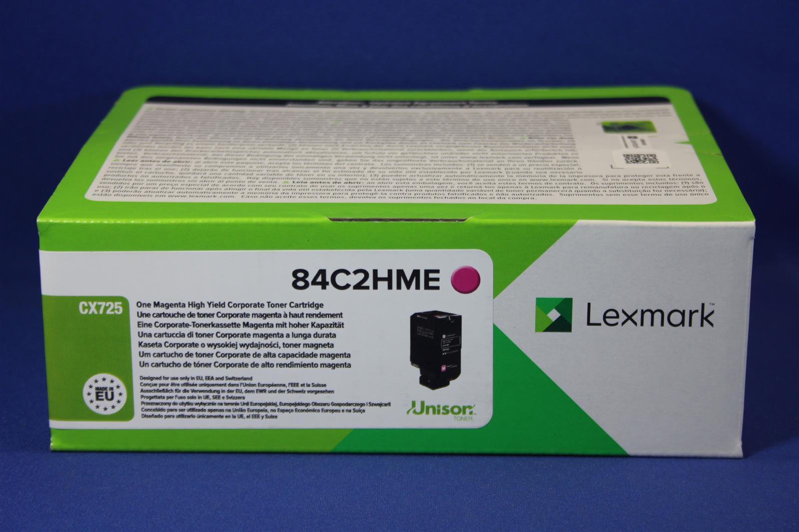 Lexmark 84c2hme - laser - Lexmark - CX725 - Magenta - Europe - black (84c2hme)